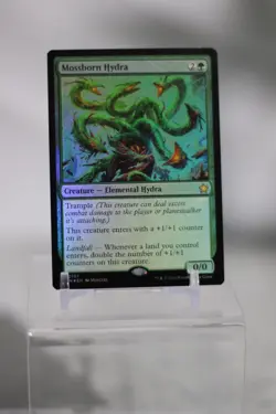 MTG FOIL Mossborn Hydra - Foundations #107 - Image 1