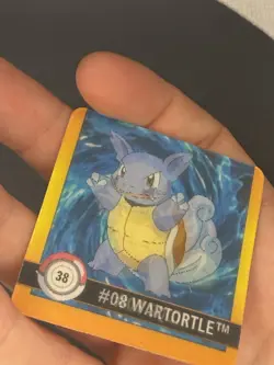 1999 Pokemon Artbox Premeir Edition Squirtle Wartortle English #38 Lenticular - Image 3