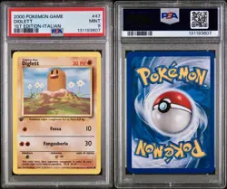 POKEMON PSA 9 DIGLETT 47/102 SET BASE 1st PRIMA EDIZIONE ITALIANO 2000 POP 16!🌏 - Image 3