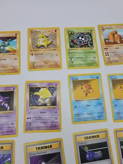 23 Card Lot Pokemon Shadowless Basic Vintage WOTC Charmander Haunter Machop - Image 4