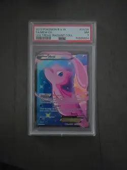 Pokemon Mew EX Full Art RC24/RC25 Legendary Treasures Radiant Collection PSA 7 - Image 1