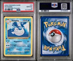 POKEMON PSA 10 DEWGONG 25/102 SET BASE 1st PRIMA EDIZIONE ITALIANO 2000 POP 11! - Image 3