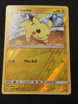 Pokemon TCG: SM Unbroken Bonds- Pikachu 54/214 Reverse Holo - Image 2