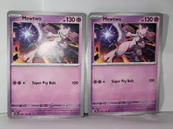 Mewtwo 059/142 Pokemon TCG Stellar Crown 2x Playset - Image 1