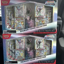 Pokemon TCG Scarlet and Violet Prismatic Evolutions Premium Figure Collection - Image 1