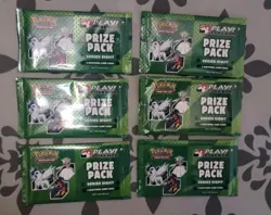 Play! Pokemon Prize Pack Series 8 (6) Sealed Packs - Bundle/Small Lot - Image 1