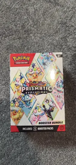 Pokemon Prismatic Evolutions Booster Bundle Sealed (6 Packs) TCG - Image 1