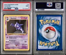 POKEMON PSA 9 HAUNTER 29/102 SET BASE 1st PRIMA EDIZIONE ITALIANO 2000 POP 23!🌏 - Image 3