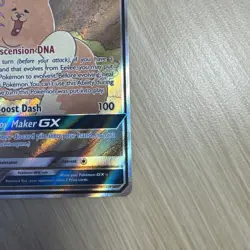 Pokemon Eevee GX TCG Full Art Holo Black Star Promo SM233 Sun & Moon Nm to Lp - Image 2