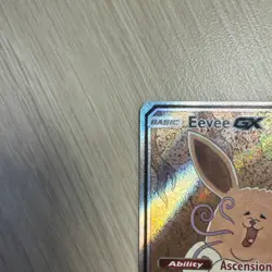 Pokemon Eevee GX TCG Full Art Holo Black Star Promo SM233 Sun & Moon Nm to Lp - Image 4