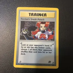 Rocket's Sneak Attack 16/82 Team Rocket Holo Rare Pokemon Gem Mint Condition - Image 1