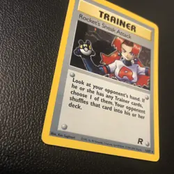 Rocket's Sneak Attack 16/82 Team Rocket Holo Rare Pokemon Gem Mint Condition - Image 2