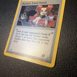 Rocket's Sneak Attack 16/82 Team Rocket Holo Rare Pokemon Gem Mint Condition - Image 3