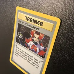 Rocket's Sneak Attack 16/82 Team Rocket Holo Rare Pokemon Gem Mint Condition - Image 4
