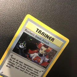 Rocket's Sneak Attack 16/82 Team Rocket Holo Rare Pokemon Gem Mint Condition - Image 5