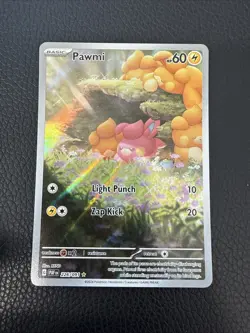 Pawmi 226/091 Pokemon Paldean Fates SV Illustration Rare Pokemon NM - C - Image 1
