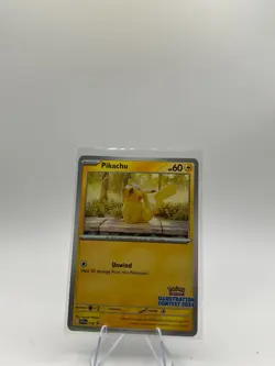 Pikachu SVP 214 Illustration Contest 2024 Black Star Promo Pokemon NM - Image 1