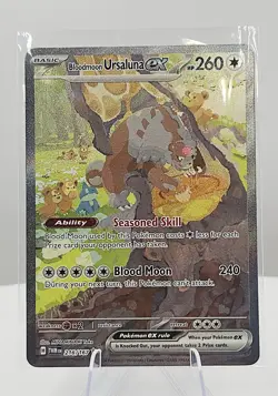 Bloodmoon Ursaluna EX Twilight Masquerade TWM 216/167 - Pokemon TCG NM/MINT - Image 1