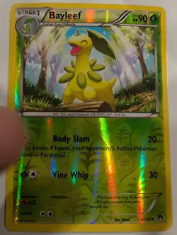 Bayleef 2/122 XY BREAKPoint Pokemon Reverse Holo Foil Rare Nice! - Image 1