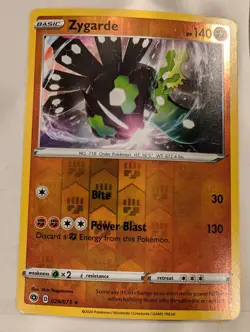 Zygarde 028/073 - Champion's Path Pokemon Reverse Holo Foil Nice! - Image 1