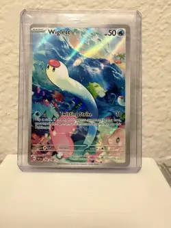 Wiglett 206/198 Pokemon SV01 Scarlet & Violet Base Set Holo Illustration Rare NM - Image 1