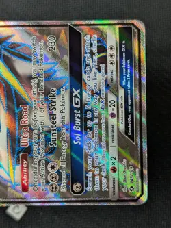Solgaleo GX 143/149 - Sun & Moon Base Set Full Art Holo Pokemon TCG NM - Image 5
