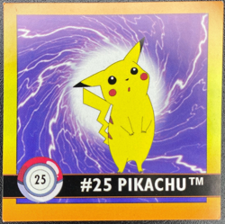 Pokemon 1999 Artbox Series 1 Stickers Pikachu #25 Nintendo Sticker NM - Image 1