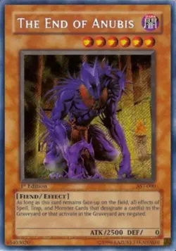 Yugioh-The End of Anubis-Secret Rare-UNL-AST 000 (DAMAGED) - Image 1