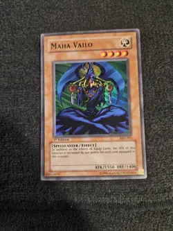 Yu-Gi-Oh! TCG Maha Vailo MRL-012 1st Edition, Super Rare, LP - Image 1