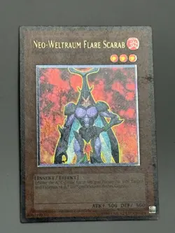 Yu-Gi-Oh! Neo-Weltraum Flare Scarab POTD-DE004 Ultimate Rare Deutsch - Image 5