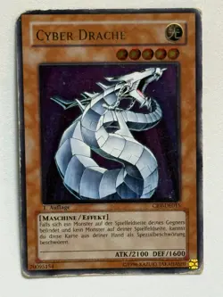 Yu-Gi-Oh! Cyber Drache CRV-DE015 Ultimate Rare 1. Auflage Deutsch - Image 1