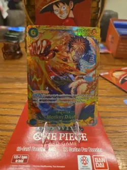 One Piece TCG Carrying On His Will Monkey.D.Luffy SEC OP13-118 English [1] - Image 3