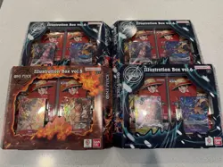 One Piece Illustration Box Vol 5 And 6 Lot Of 4 - Image 1