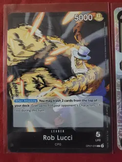 One Piece TCG Black Rob Lucci Custom Deck Ready to play CP9 - Image 1