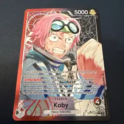 One Piece TCG English OP11-001 Koby Leader Alt Art Parallel - Image 1