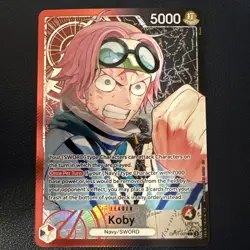 One Piece TCG English OP11-001 Koby Leader Alt Art Parallel - Image 2