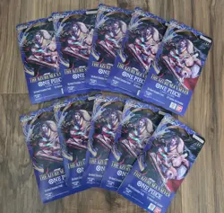 One Piece TCG. The Azure Sea’s Seven (10) Sleeved Packs. UNOPENED - Image 1
