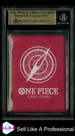 MONKEY.D.LUFFY L/(EN VERSION 2ND ANN. SET) 2025 ONE PIECE PROMOS OP09061 BGS 10 - Image 2