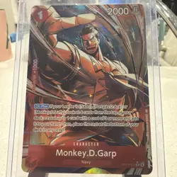 Monkey.D.Garp Alternate Art OP13-016 One Piece Carrying On His Will TCG - Image 1