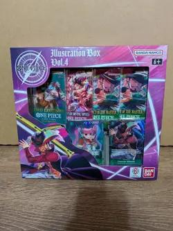 One Piece Illustration Box Vol 4 IB-04 4 Packs 2 Promos English Sealed - Image 1