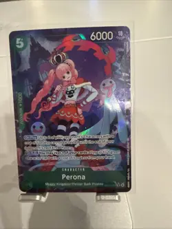 Perona OP14-033 Alternate Art - The Azure Sea’s Seven One Piece TCG English NM - Image 1