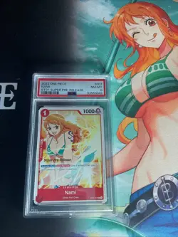 One Piece Starter Deck Straw Hat Nami Super Pre Release PSA 8 - Image 1
