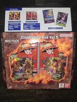 One Piece Illustration Box Vol 5 and Vol 6 Lot IN HAND Sealed PRB-02 OP-13 - Image 2