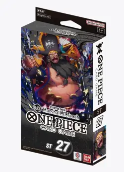 One Piece TCG: Black - Marshall D. Teach Starter Deck [ST-27] New Sealed - Image 1