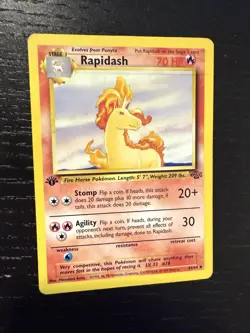 Vintage Lot of (7) Pokemon Jungle Cards First Edition - Rapidash, Butterfree - Image 2