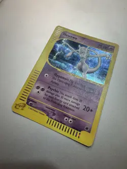 Mewtwo 20/165 Holo Rare Expedition Pokemon Card TCG MP - Image 2