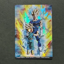 S2771 Majin Vegeta & Trunks Holo Japanese Dragon Ball Itajaga Vol.6 Card J3 - Image 1