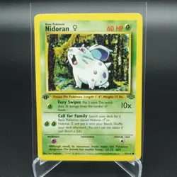 POKEMON CARD TCG JUNGLE 1999 NIDORAN 1ST EDITION 57/64 NM - Image 1