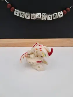 Bakugan Battle Brawlers Pearl Pyrus Dragonoid 610g B2 Classic Rare W/ Card - Image 3