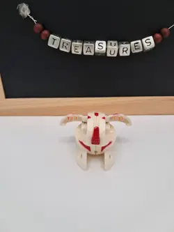 Bakugan Battle Brawlers Pearl Pyrus Dragonoid 610g B2 Classic Rare W/ Card - Image 5